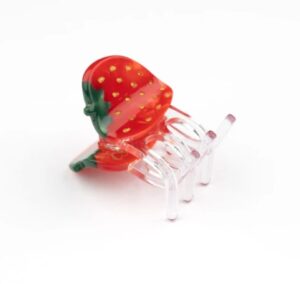 Mini pince à cheveux Fraise - Coucou Suzette